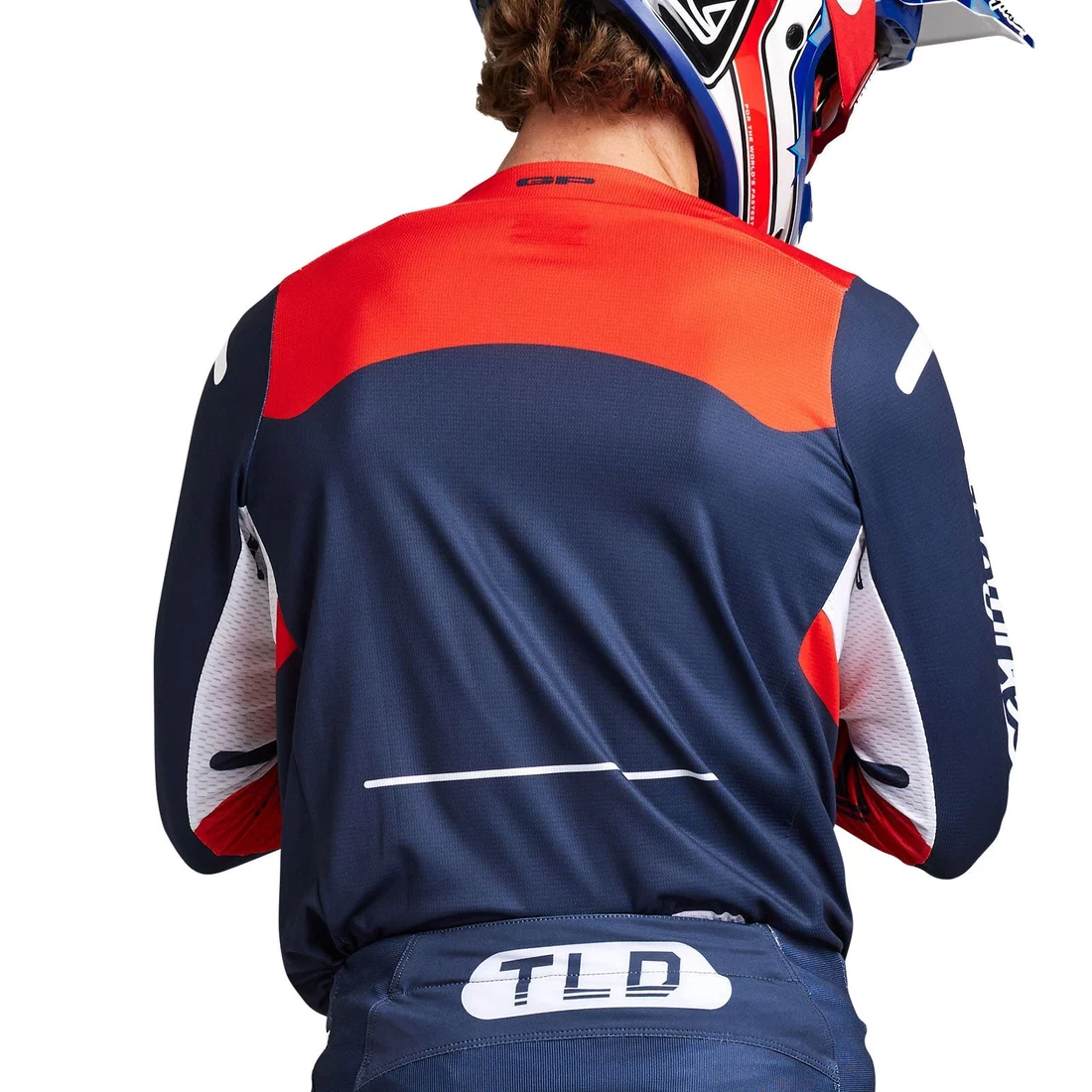 JERSEY TROY LEE GP PRO BLENDS NAVY ORANGE - Image 2