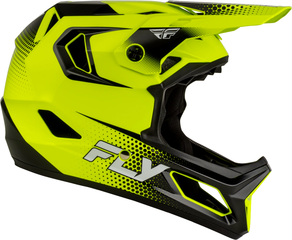 Casco Fly Rayce Sonar Hi-vis negro blanco - Image 2