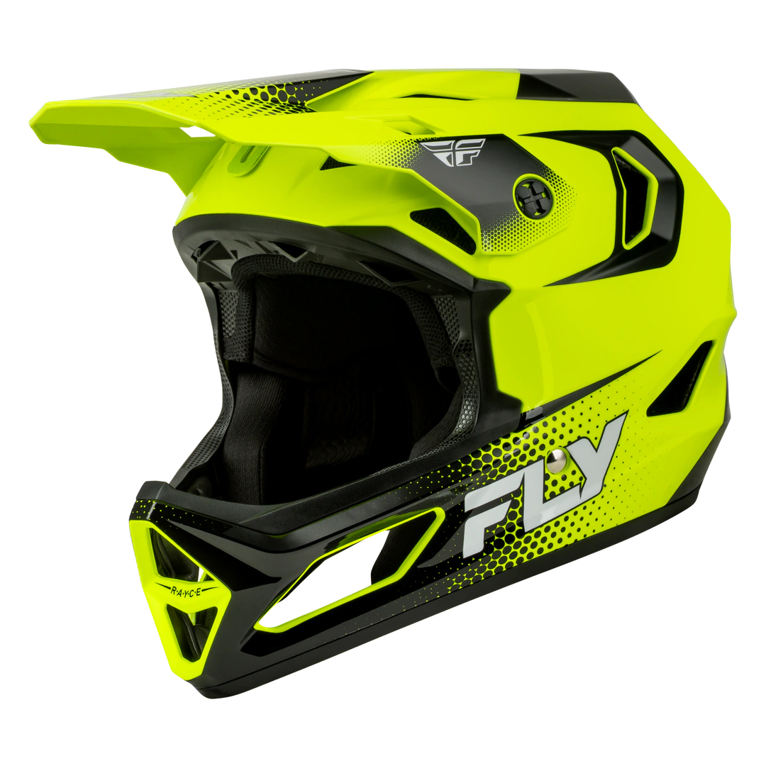 Casco Fly Rayce Sonar Hi-vis negro blanco