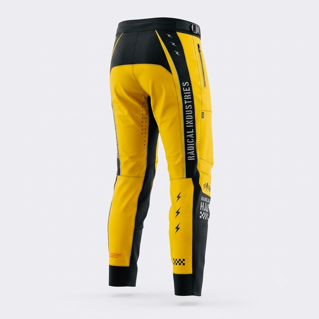 PANTALON RADICAL FLOW FRM YELLOW BLACK - Image 2