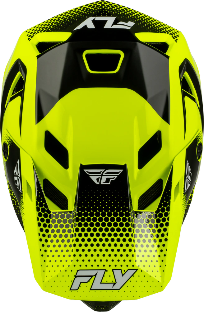 Casco Fly Rayce Sonar Hi-vis negro blanco - Image 3