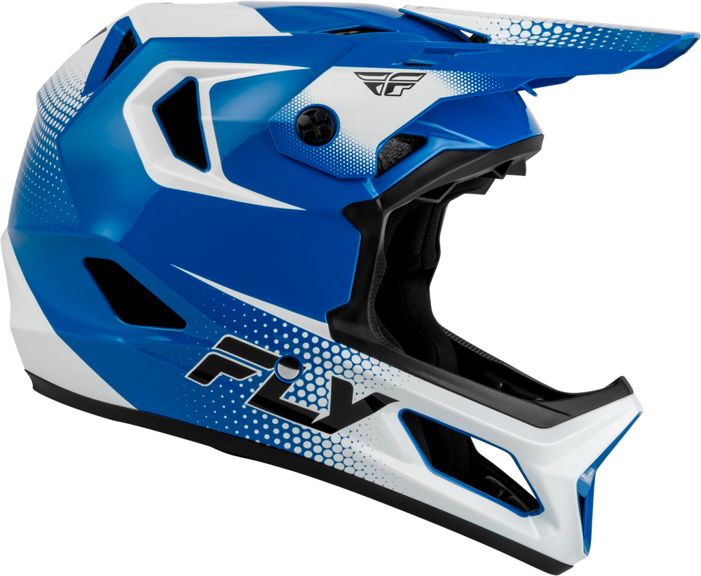 Casco Fly Rayce Sonar AZUL BLANCO NEGRO - Image 2