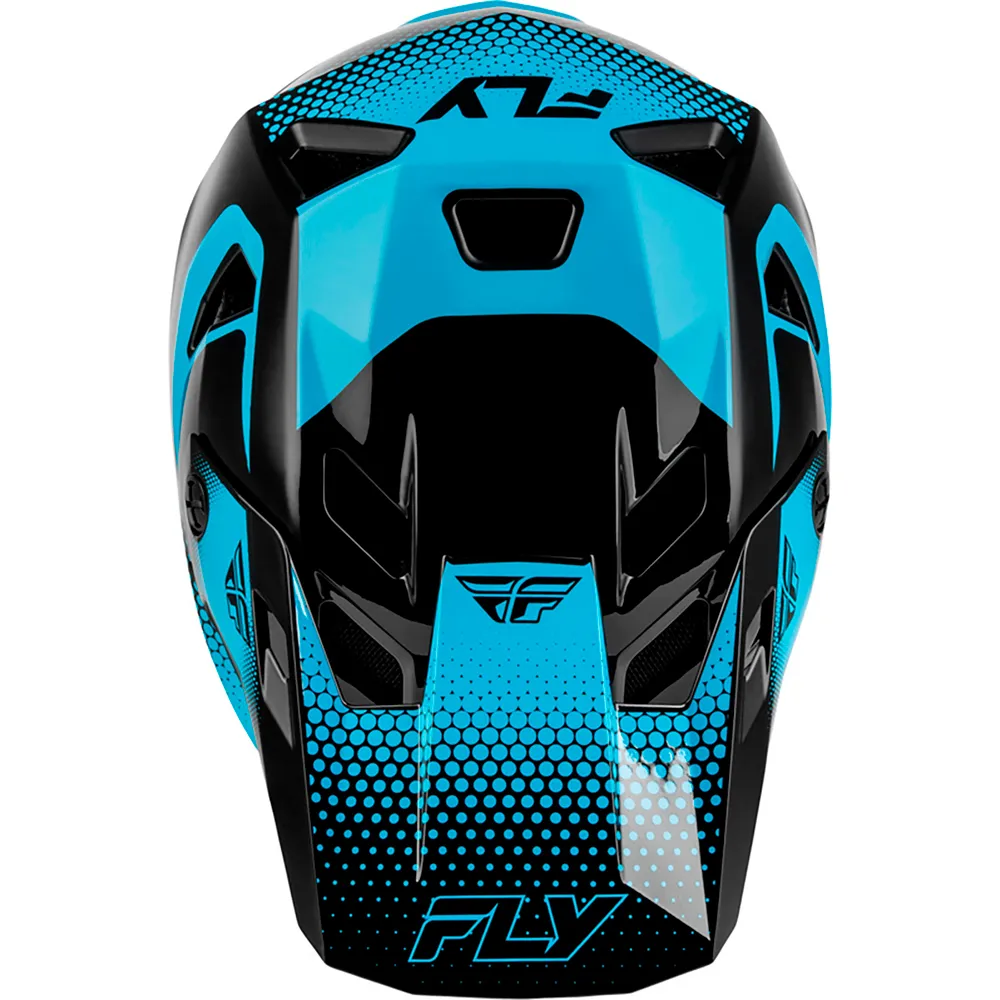 Casco Fly Rayce Sonar NEGRO AZUL ELECTRICO - Image 2