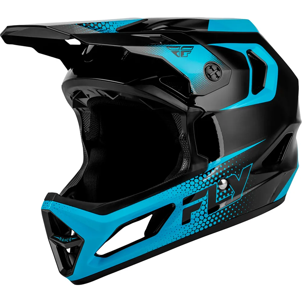 Casco Fly Rayce Sonar NEGRO AZUL ELECTRICO