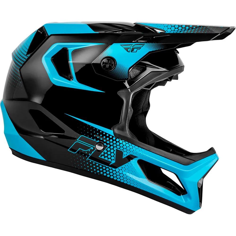 Casco Fly Rayce Sonar NEGRO AZUL ELECTRICO - Image 4